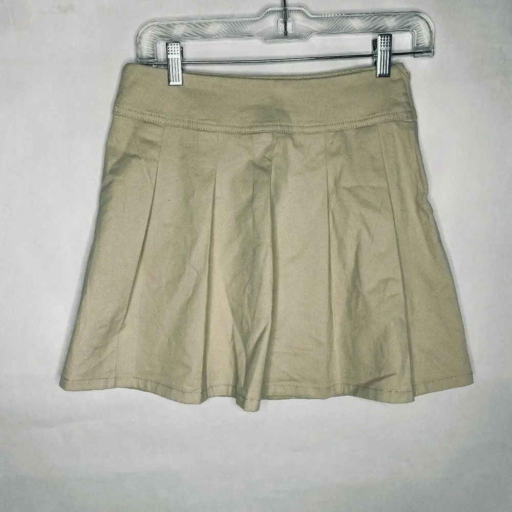 The Children's Place Khaki Pleated Skirt Girls
